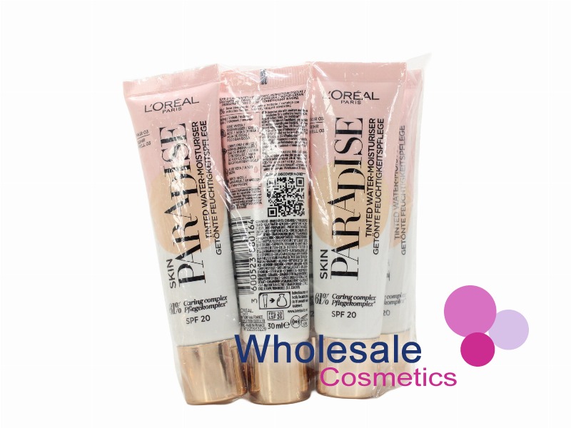 6 x L'Oreal Skin Paradise Tinted Water Moisturiser - 03 FAIR